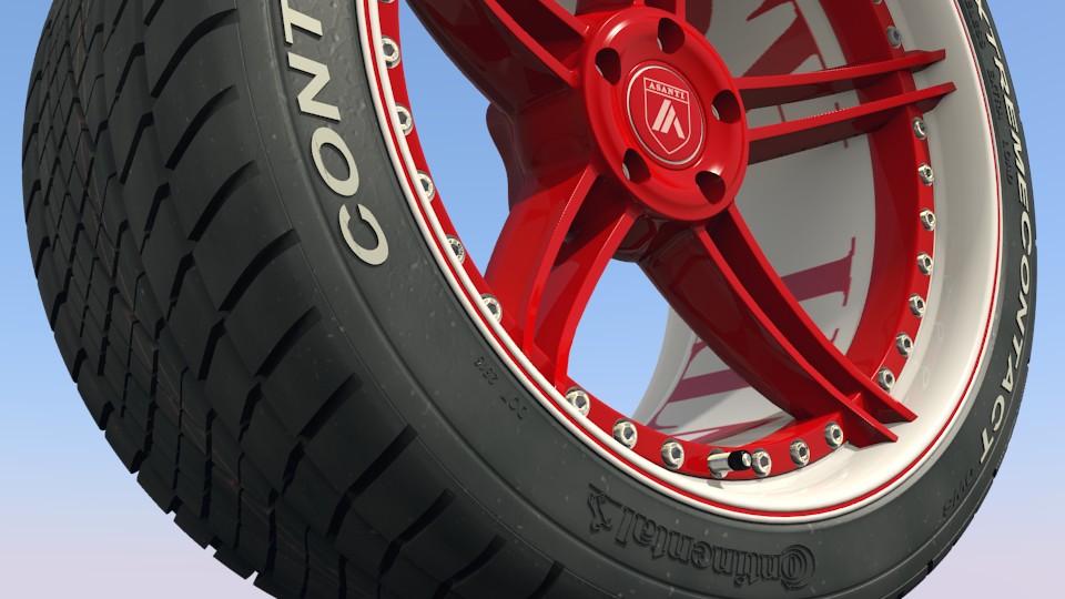 Asanti wheel 10x19 w. Conti ExtremeContact tyre preview image 2